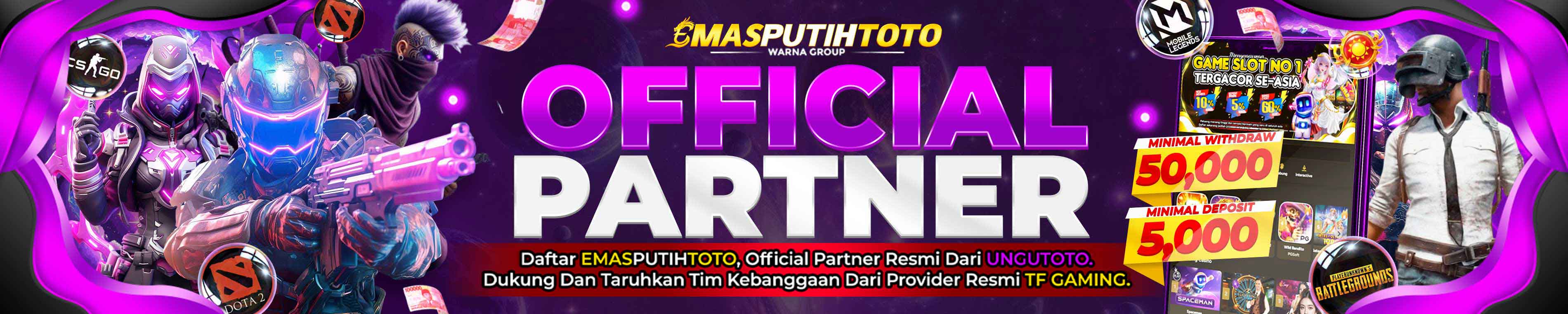Partner resmi situs emasputihtoto x violetslot
